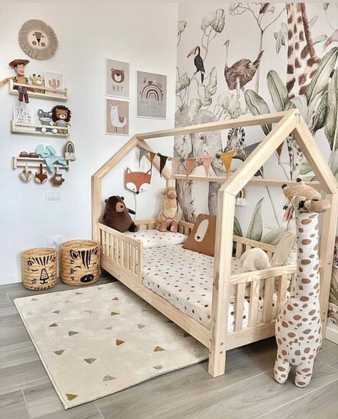 Kids Rooms Inspo, Toddler Boy Room Decor, Baby Room Neutral, Kids Bedroom Inspiration, Baby Boy Room Decor, Toddler Room Decor, Nursery Room Design, Toddler Boys Room, Baby Room Inspiration