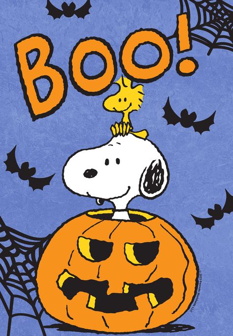 Durable polyester flag in bright vibrant colors. Designed exclusively for Lowe's. Fade-resistant polyester material. Flag pole sold separately. Peanuts 1.04-ft W x 1.5-ft H Halloween Garden Flag Polyester | 10-1241-51F-01 Snoopy Halloween Paintings On Canvas, Snoopy Canvas Painting, Paintings Halloween, Halloween Paintings On Canvas, Halloween Snoopy, Halloween Garden Flag, Snoopy Halloween, Halloween Garden, Holiday Banner