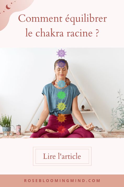 Chakra racine : Muladhara | Boutique Holistique Rose Blooming Mind Rose Blooming, Chakra Racine, Les Chakras, Chakra, Zen, Massage, Mindfulness, Boutique, Instagram