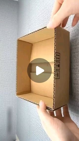 Arts And Crafts With Cardboard Boxes, Diy Using Paper, What To Make With Cardboard Boxes, Creative Recycled Projects, Crafts To Do With Cardboard Boxes, Diy Organizer Box Ideas, Craft With Cardboard Boxes, Carton Diy Ideas, Useful Recycled Crafts