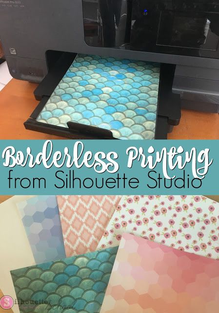 Borderless Printing from Silhouette Studio (Yes, It's Possible!) Silhouette Hacks, Silhouette Cameo Beginner, Vinyl Projects Silhouette, Silhouette School Blog, Inkscape Tutorials, Silhouette Cameo Crafts, Silhouette Curio, Silhouette School, Silhouette Cameo Tutorials