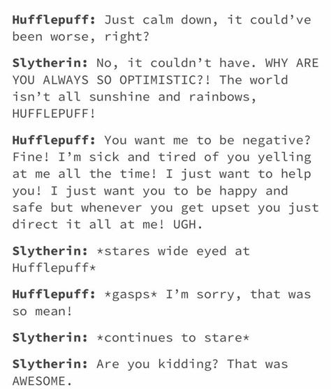 Hufflepuff and Slytherin discussion Hufflepuff Things To Say, Hufflepuff Dating Slytherin, Hufflepuff Slytherin Couple, Hugglepuff Aesthetic, Slytherin And Hufflepuff Couple, Slytherin Things To Say, Slytherin X Hufflepuff Fanart, Hufflepuff And Slytherin Relationship, Hufflepuff X Slytherin