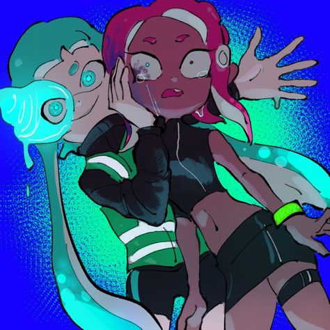 Splatoon Agent 3, Girl Matching Pfp, Octo Expansion, Agent 8, Agent 3, An Animal, Splatoon, Matching Pfp, On Tumblr