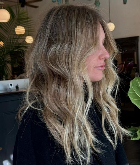 Because nobody told me I had highlighter yellow on my last post. Like I said before, she was solid blonde and we did a full head of lowlights and some highs to break up her regrowth. We love it. • • • #sfhair #sanfrancisco #highlight #hairbrained #redken #hairtrends #sfstylist #hairinspo Grow Out Blonde Highlights, Growing Out Blonde Highlights, Full Head Blonde Highlights, Solid Blonde, Brunette Highlights, Hair Brained, Last Post, Grow Out, Blonde Highlights