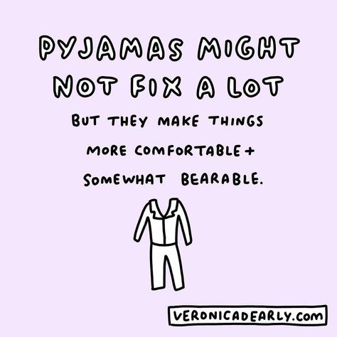 Yay for pyjamas!   #Regram via @veronicadearly Pajama Quotes Funny, Pajamas Quotes, Girl Power Quotes, Pj Party, Positive Living, Rainbow Aesthetic, Sassy Quotes, My Brain, Positive Words