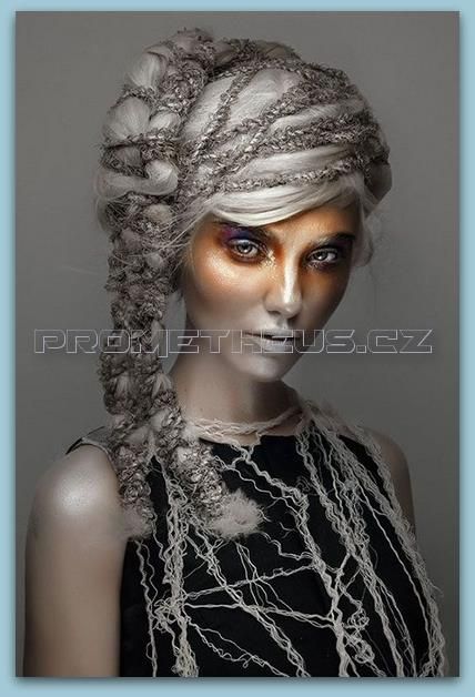 BOBYPAINTING Fantasy Hairstyles, Editorial Make-up, Makeup Recipes, Avant Garde Hair, Fantasy Hair, In Your Face, Hair Shows, Make Up Looks, Creative Hairstyles