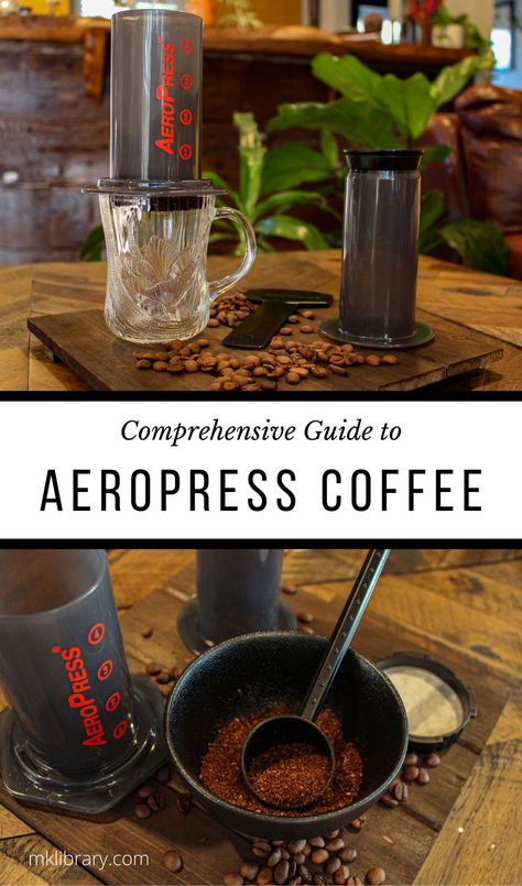 The AeroPress Coffee Maker is an affordable piece of coffee equipment that makes a spectacular cup of coffee and is light enough to take anywhere. Learn how to fine tune your technique for making Aeropress coffee and come along on my coffee-making journey! #coffee #AeroPress Aero Press Coffee Brewing, Aeropress Recipes, Man Recipes, Camping Things, Coffee Tips, Espresso Recipes, Nitro Coffee, Aeropress Coffee, Coffee Facts