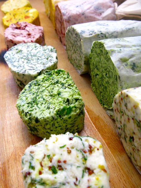 Flavored Butter Recipes, Butter Recipes Homemade, Compound Butter Recipe, Herb Butter Recipe, Infused Butter, Flavored Butter, Compound Butter, Homemade Butter, Herb Butter