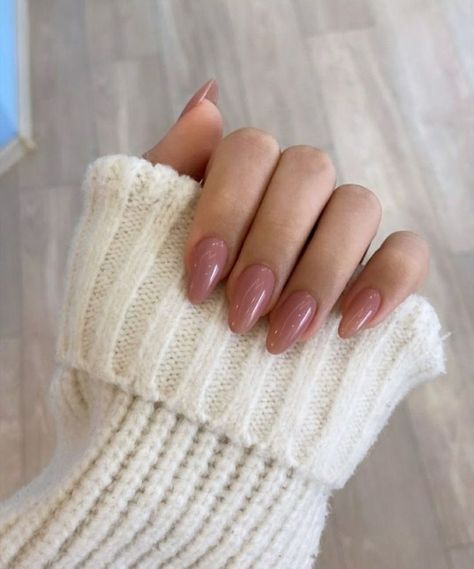 Fall Neutral Nails Dip, Nude Rose Nails, Nails 2023 Trends Summer Almond, Nail Ideas January, Classy Nails Short Winter, Nails Trends Summer, Almond Nails Autumn, Neutral Pink Nails, Cute January Nails