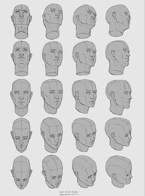 Face Angles, Face Anatomy, 얼굴 드로잉, Drawing Tutorial Face, 얼굴 그리기, Face Drawing Reference, Drawing Heads, Anatomy Sketches, Body Reference Drawing