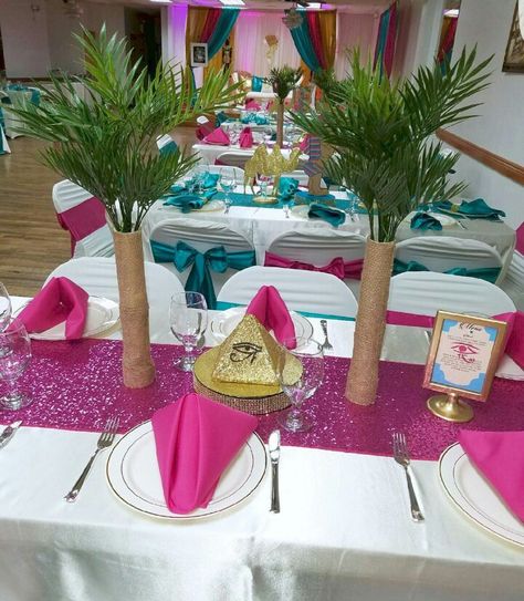 Baby shower Egyptian Baby Shower Theme, Egyptian Prom Theme, Egyptian Prom, Egyptian Tea, Egyptian Themed Party, Aladdin Theme, Egyptian Party, Baby Shower Princess Theme, Baby Boy Themes