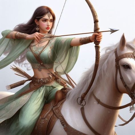 Indian Warrior Princess Aesthetic, Indian Princess Art, Indian Warrior Princess, Sport Vocabulary, Warrior Princess Outfit, Arjun Subhadra, Pin Wallpaper, Ashi Singh, Warrior Drawing