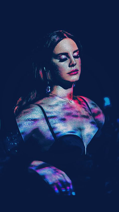 Blue Lana Del Rey Wallpaper, Snapchat Wallpaper, Lana Del Rey Wallpaper, Lana Del Rey Video, Lana Del Rey Love, Dark Blue Wallpaper, 90s Inspired Outfits, Elizabeth Grant, Poster Room