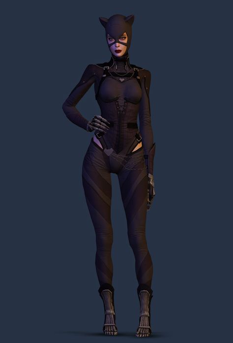 Catwoman | plazasims on Patreon Sims Halloween Costume, Catwoman Outfit, Sims 4 Patreon, Black Cat Marvel, Sims 4 Cc Skin, Cat Halloween Costume, Super Hero Outfits, Presets Download, Sims 4 Dresses