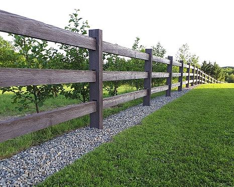 Concrete Fencing, Driveway Fence, Driveway Entrance Landscaping, Post And Rail Fence, Ranch Fencing, Farm Entrance, Commercial Farming, Country Fences, Concrete Fence