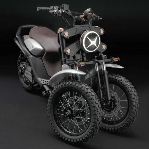 Yamaha shows two new 3-wheel prototypes indicating future product developments Modern Lofts, Cb 650f, Three Wheel Motorcycles, Harley Davidson Scrambler, Three Wheel Scooters, Tire Chairs, Trike Scooter, Dyna Low Rider, Triumph Bobber