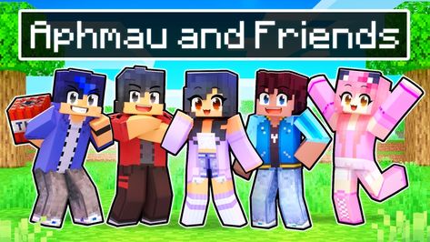 Aphmau and Friends in Minecraft Marketplace | Minecraft Aphmau And Friends, Aphmau Wallpaper, Minecraft Outfits, Aphmau Youtube, Pepsi Man, Random Games, Kawaii Chan, Aphmau Characters, Minecraft Coloring Pages