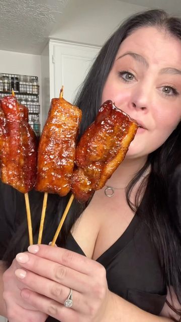 Pork Belly Skewers Recipe, Pork Belly Lollipops, Smoked Pork Belly Skewers, Pork Belly Bites Smoker, Pork Belly Burnt Ends Grilled, Smoked Pork Belly Burnt Ends, Smoked Crispy Pork Belly, Pork Belly Recipes Easy, Air Fryer Recipes Chicken Wings