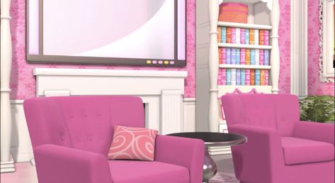 Barbie Life In The Dreamhouse, Life In The Dreamhouse, Dream House Bedroom, Dream House Living Room, Dollhouse Design, House Living Room, Cafe House, House Bedroom, Barbie Life