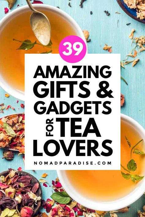 Tea Gadgets, Tea Lovers Gift Basket, Gifts For Tea Lovers, Hairstyles For Everyday, Tea Blends Recipes, Tea Drinker Gifts, Gadgets Gifts, Tea Supplies, Tea Gift Box