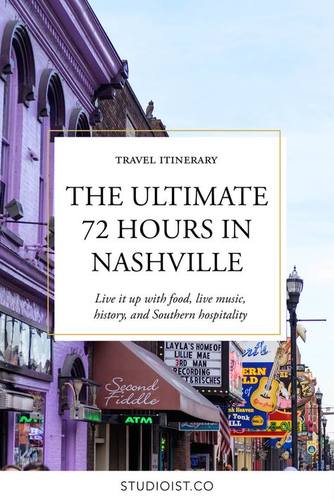 Travel Guide | An Insider’s Guide to Celebrating The Ultimate Bachelorette Weekend In Nashville — STudioist Nashville Travel Guide, Itinerary Design, Nashville Hotels, Weekend In Nashville, Nashville Vacation, Things To Do In Nashville, Visit Nashville, To Do In Nashville, Nashville Bachelorette Party