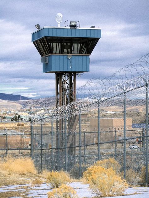 Prison Tower, Balcony Grill Design, Balcony Grill, Department Of Corrections, Interesting Buildings, Watch Tower, Santa Fe New Mexico, Grill Design, Exterior Ideas