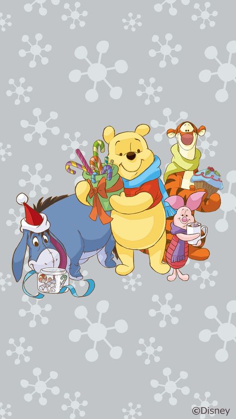 Eeyore Pictures, Christmas Desktop Wallpaper, Winnie The Pooh And Friends, Christmas Desktop, Winnie The Pooh Pictures, Pooh And Friends, Winnie The Pooh Christmas, Cute Winnie The Pooh, Wallpaper Disney