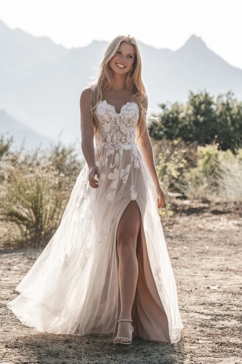 Allure Romance #R3702. Romance Wedding Dress, Allure Romance, Plus Wedding Dresses, Girls Bridesmaid Dresses, Wedding Dresses 2024, Popular Wedding Dresses, Wedding Dress Silhouette, Charlotte Wedding, Southern Oregon