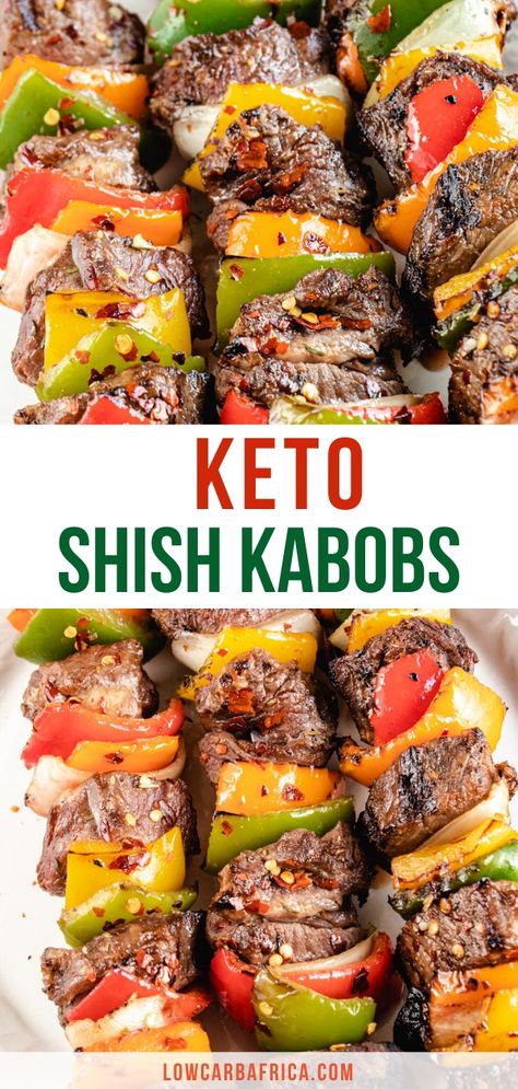 Beef Kabobs On The Grill, Kabobs On The Grill, Beef Shish Kabob, Shish Kabob, Top Sirloin, Beef Kabobs, Shish Kabobs, Shish Kebab, Low Carb Low Fat Recipes