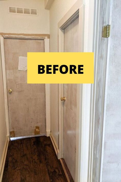 Cheap Ways To Update Your Home, Cottage Bedroom Decor, Couch Makeover, Bathroom Mirror Makeover, Hallway Makeover, Floor Makeover, Diy Kitchen Countertops, Mirror Makeover, Small Hallway Ideas