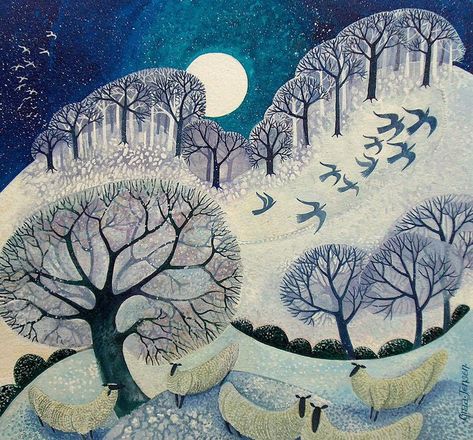 (10) Alexandra Epps on Twitter: "Winter Woolies #LisaGraaJensen https://t.co/Y3n7P9DdXh" / Twitter Charity Christmas Cards, Tinta China, Art Et Illustration, Winter Art, Naive Art, Lino Print, Office Products, Winter Landscape, Whimsical Art