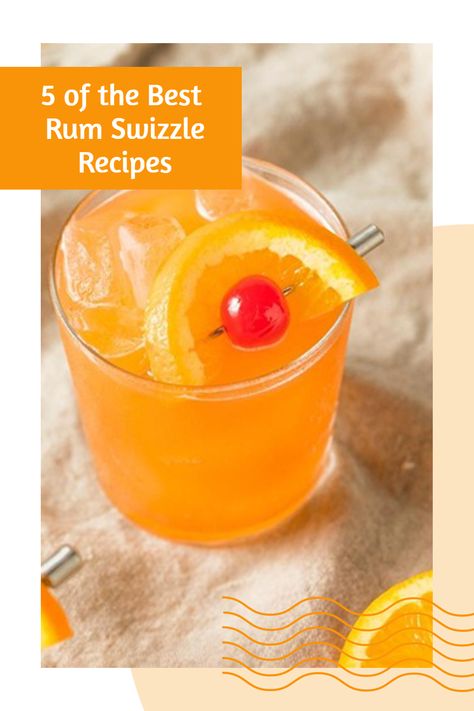 Bermuda Rum Swizzle, Bermuda Rum Swizzle Recipe, Bumbu Rum Cocktails, Rum Swizzle Recipe, Cruzan Rum, Tropical Drink Recipes, Rum Swizzle, Mango Cocktail, Mango Rum