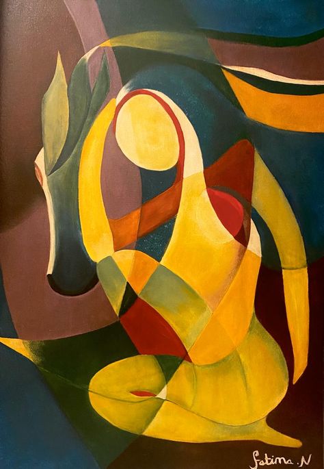 Cubism Art Ideas, Cubism Art Ideas Easy, Art Ideas Easy, Picasso Quote, Picasso Cubism, Composition Painting, Cubism Art, Modern Art Paintings Abstract, Painting Easy