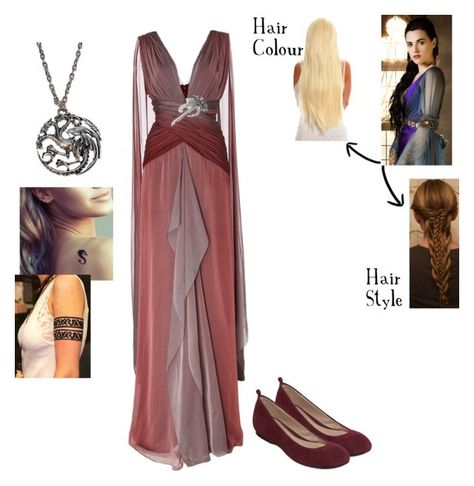 "Daenerys & Drogo's Wedding - Rhayna Targaryen - Game of Thrones Character Outfit 2" by smartypantz96 ❤ liked on Polyvore featuring Naeem Khan, Liz Claiborne, women's clothing, women, female, woman, misses and juniors Game Of Thrones Female Characters, Game Of Thrones Outfits, Medieval Outfit, Cute Blue Dresses, Ancient Dress, Fantasy Outfits, Warrior Outfit, Fairytale Fashion, Fandom Outfits