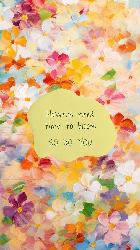 Flower & motivational quote mobile wallpaper template | free image by rawpixel.com / Minty Flower Positive Quotes, Happy Quote Wallpapers, Bug Tapestry, Cute Flower Wallpaper, Positivity Manifestation, Motivational Wallpaper Aesthetic, Flower Wallpaper Aesthetic, Wallpaper Daisy, Positive Wallpaper