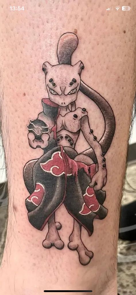 Anime Crossover Tattoo Ideas, Anime Crossover Tattoo, Might Guy Tattoo, Anime Traditional Tattoo, Lucario Tattoo, Pikachu Tattoo, Simple Tattoos For Guys, Japanese Art Styles, Pokemon Tattoo