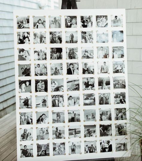 Photo Collage Wedding Reception, Classy Photo Collage, Picture Collage For Bridal Shower Photo Displays, Collage Wedding Photos, Photo Wall Collage For Party, Picture Collage For Birthday Party, Anniversary Photo Display Ideas, Photo Collage Party Display Ideas, Photo Collage Wall Wedding