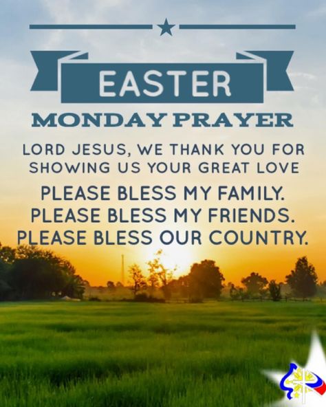 Easter Monday PrayerBless our familiesBless our friendsBless our countrythe PhilippinesBless our government leadersEaster2021 BlessedEasterMonday SafeEasterMonday Easter Monday Prayer, Easter Monday Blessings, Easter Monday Quotes, Prayers Morning, Easter Wishes Messages, Casual Easter Outfit, Holiday Meme, Comforting Scripture, Monday Prayer