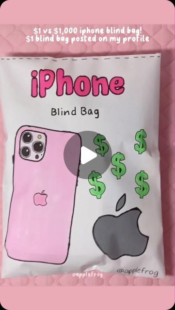 Iphone Blind Bag, Blind Bag Ideas Paper Diy, Paper Blind Bag Ideas, Paper Blind Bags, Blind Bag Ideas, Paper Blinds, Paper Iphone, Journal Lettering, Lettering Ideas