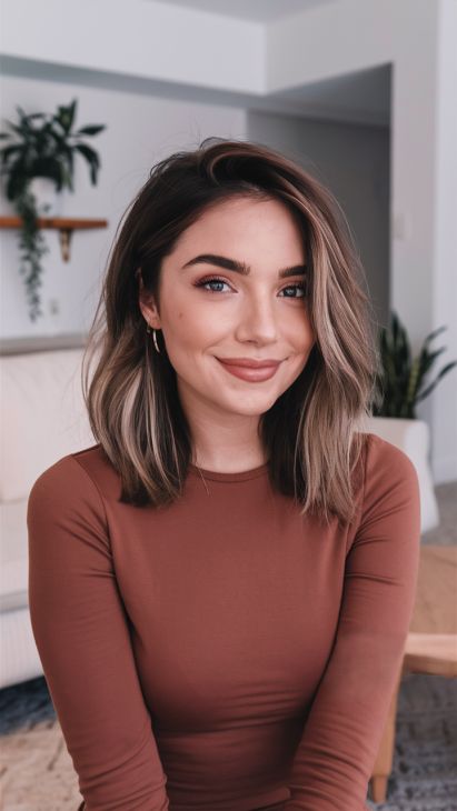 20 Long Winter Haircuts 2024-2025: Trendy Ideas with Layers, Bangs, and Styles for All Faces Long Hair Before And After, 2025 Haircuts For Women Short, Fall Haircut 2024, Ashy Auburn Hair, Collarbone Length Hair With Curtain Bang, Medium Length Hair Thick, Long Bob Haircuts For Thick Hair, Medium Length Haircut With Side Part, Hair 2025 Trends Women