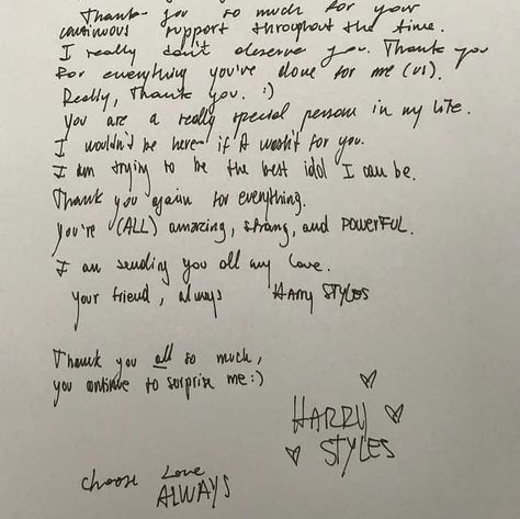 All The Love Harry Styles Handwriting, Harry Styles Handwriting Tattoo, Harry Styles Handwriting, 1d Tattoos, Me Vs You, Always Tattoo, Handwriting Tattoos, Harry Tattoos, Harry Outfits