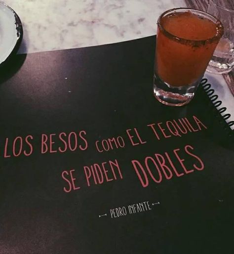 Los besos como el tequila se piden dobles Tequila Quotes, Mexico Wallpaper, Spanglish Quotes, Drinking Quotes, Love Phrases, More Than Words, Spanish Quotes, Instagram Captions, Tequila