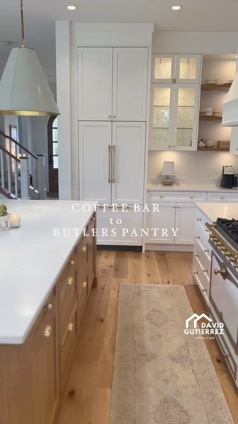 ᴅᴀᴠɪᴅ ɢᴜᴛɪᴇʀʀᴇᴢ | ᴍɴ ʀᴇᴀʟᴛᴏʀ®️ | 😎 Kitchen + butlers pantry… | Instagram Kitchen With Butlers Pantry Behind, One Sided Butlers Pantry, Kitchen Butlers Pantry, Butler Service, Butler’s Pantry, Butlers Pantry, Gourmet Cooking, Kitchen Upgrades, Smart Kitchen