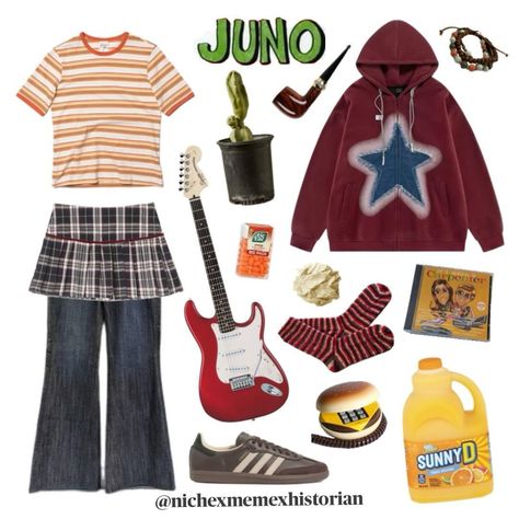 Juno Outfit Movie, Juno Outfit Aesthetic, Juno Inspired Outfits, Zoey 101 Aesthetic, Juno Edit, Juno Outfit, Juno Aesthetic, Juno Style, Indie Preppy