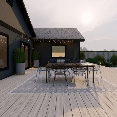 French White Oak Timbertech, Timbertech French White Oak Deck, Timbertech Decking, White Washed Oak, Outdoor Patio Designs, Construction Ideas, Patio Designs, Space Ideas, Sophisticated Design