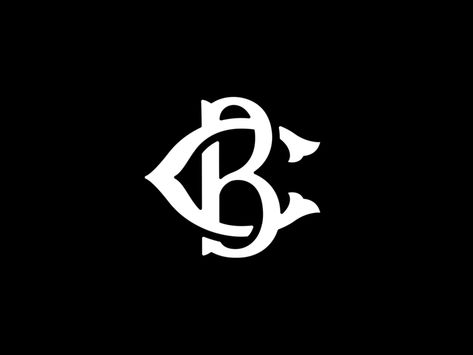 Cb by matthieumartigny on Dribbble C A Monogram, Aj Monogram, Bc Monogram, Cb Monogram, Wordmark Logo Typography, Logo Inspiration Vintage, Bc Logo, Small Business Logo Design, Rugby Logo