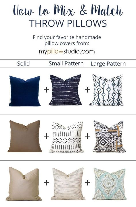 Pillow Ideas, Pillow Inspiration, Bantal Sofa, Foyer Decorating, Outdoor Pillow Covers, How To Mix, Living Room Pillows, Handmade Pillow Covers, Pillow Styling