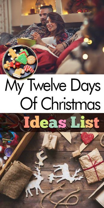 Twelve Days Of Christmas Ideas, Days Of Christmas Ideas, List Of Lists, Home Tips And Tricks, 12 Days Of Xmas, Easy Holidays Crafts, Christmas Traditions Family, Days Before Christmas, Christmas Events