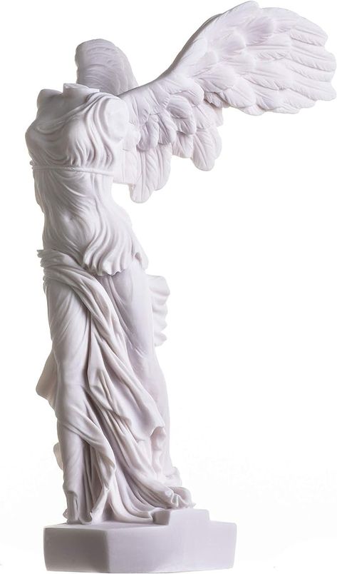 Amazon.com: BEAUTIFUL GREEK STATUES Winged Victory of Samothrace Statue Alabaster Ancient Ruins Louvre Museum Figurine 13.8 Inches : Home & Kitchen Winged Victory Of Samothrace, Winged Victory, Greek Statues, Amazon Favorites, Louvre Museum, Ancient Ruins, Victorious, Louvre, Figurines