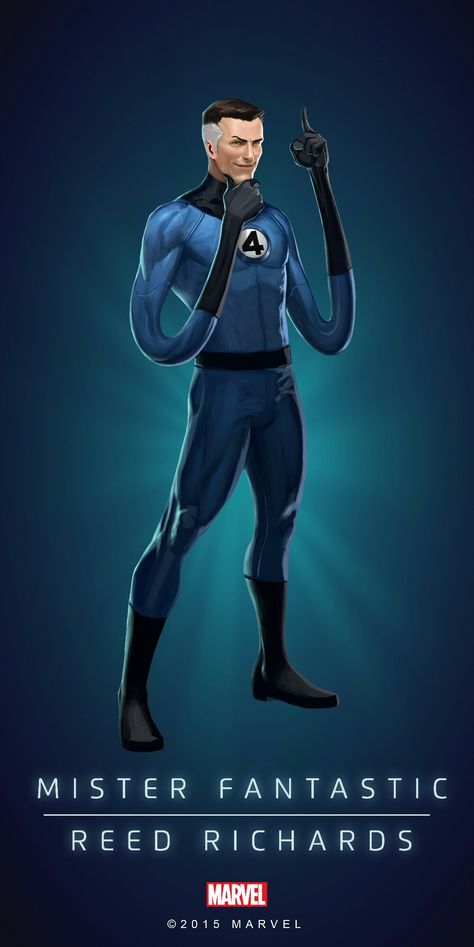 Marvel Puzzle Quest, Marvel Puzzle, Mr Fantastic, Reed Richards, Mister Fantastic, Marvel Cards, Marvel And Dc Characters, Marvel Posters, Bd Comics